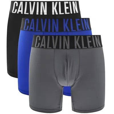 Calvin Klein Underwear 3 Pack Boxer Briefs In Multi