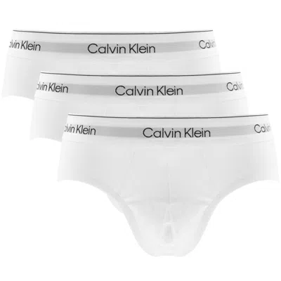 Calvin Klein Underwear 3 Pack Briefs White