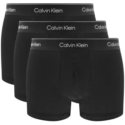 Calvin Klein Underwear 3 Pack Trunks Black