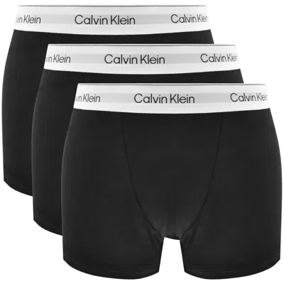 CALVIN KLEIN CALVIN KLEIN UNDERWEAR 3 PACK TRUNKS BLACK