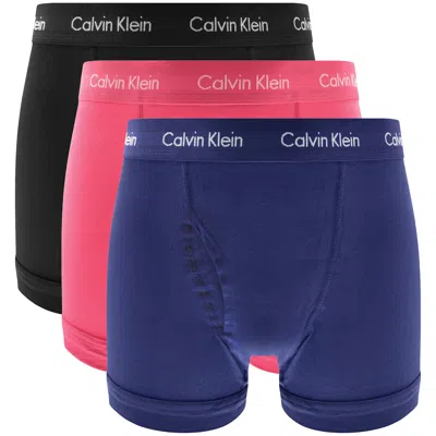 Calvin Klein Underwear 3 Pack Trunks Black