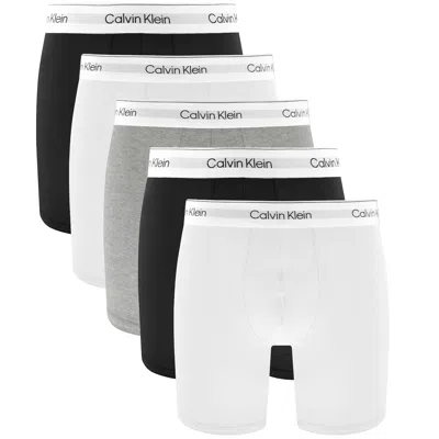 Calvin Klein Underwear 5 Pack Boxer Briefs In Multi
