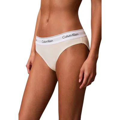Calvin Klein Underwear Beige Cotton Pantie In Neutral