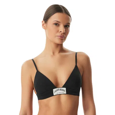 Calvin Klein Underwear Black Cotton Bra