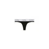 Calvin Klein Underwear Black Cotton Panty In Black