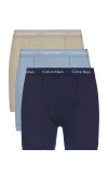 Calvin Klein Underwear Boxer Brief 3 Piece Set In New Navy  Vintage Khaki  & Troposphere