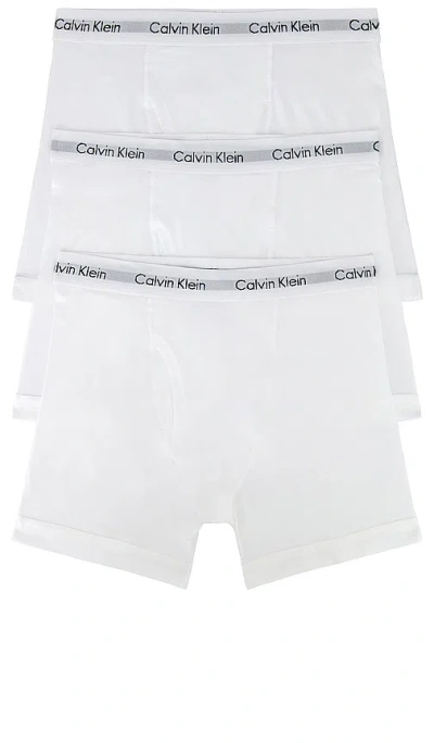 Calvin Klein Underwear Calvin Klein Boxer Brief 3 Piece Set In White