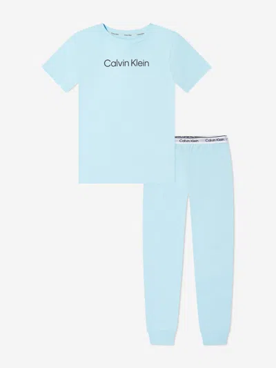 Calvin Klein Underwear Kids'  Calvin Klein Boys Pyjamas Set In Blue