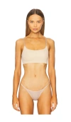 Calvin Klein Underwear Calvin Klein Lightly Lined Retro Bralette In Bare