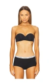 Calvin Klein Underwear Calvin Klein Strapless Capsule Push Up Bra In Black