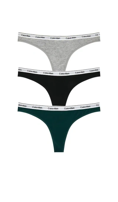 Calvin Klein Underwear Calvin Klein Thong 3 Packs In Multi