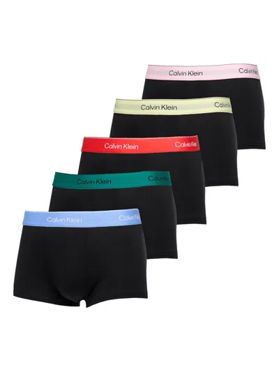 Calvin Klein Underwear Cotton Boxers (pack Of Five) In Black