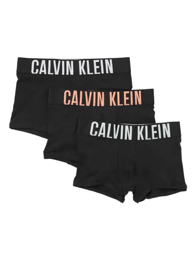 Calvin Klein Underwear Cotton Boxers (pack Of Three) In Black