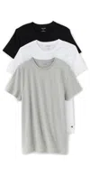 Calvin Klein Underwear Cotton Classic 3-pack Crewneck T-shirt Black/white/grey In Black/white/grey