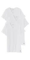 Calvin Klein Underwear Cotton Classic 3-pack V Neck T-shirt White In White