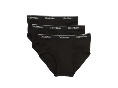 Calvin Klein Underwear Cotton Classics Brief 3-pack In Black
