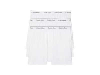 Calvin Klein Underwear Cotton Classics Multipack Pack Knit Boxer In White