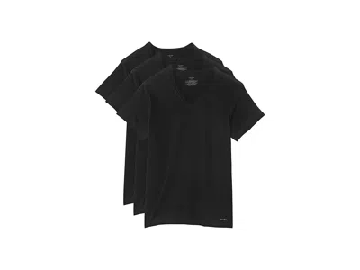 Calvin Klein Underwear Cotton Classics Multipack Short Sleeve V-neck In Black