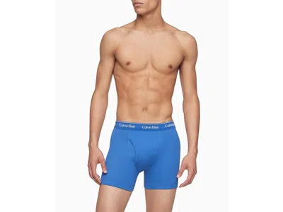 Calvin Klein Underwear Cotton Classics Pack Boxer Brief In Blue