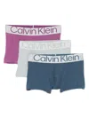 Calvin Klein Underwear Cotton Logo-waistband Boxers (pack Of Three) In Multi