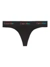 Calvin Klein Underwear Cotton Pride Thong In Black