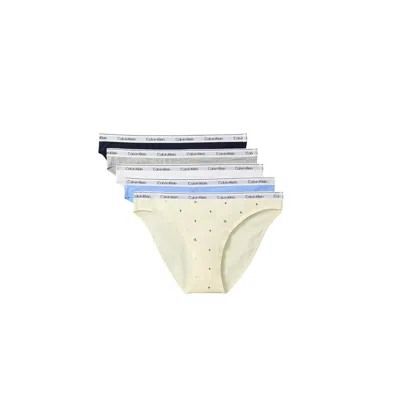 Calvin Klein Underwear Gray Cotton Pantie In Green