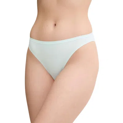 Calvin Klein Underwear Green Polyamide Pantie In Blue
