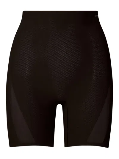 Calvin Klein Underwear High-waisted Shorts In Black
