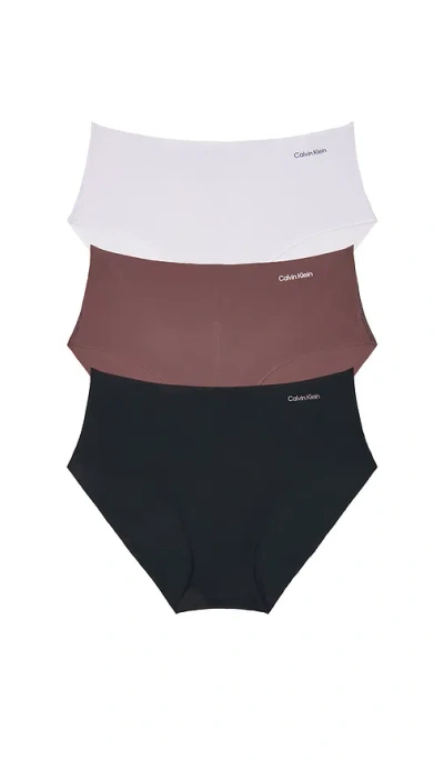 Calvin Klein Underwear Hipster Panty 3 Pack In Black