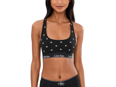Calvin Klein Underwear Icon Cotton Modal Unlined Bralette In Multi