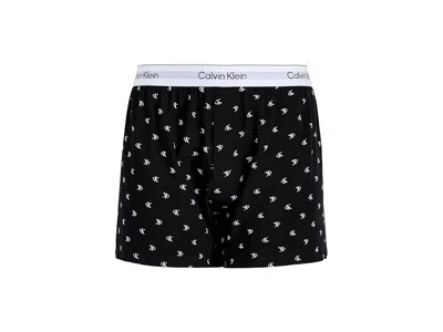 Calvin Klein Underwear Icon Cotton Stretch Boxers Slim 3-pack In Black