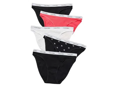 Calvin Klein Underwear Icon Logo Bikini 5-pack In Multi