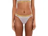 Calvin Klein Underwear Icon Mesh String Thong In Multi