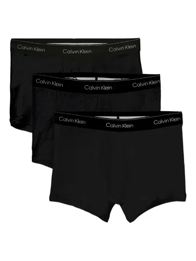 Calvin Klein Underwear Logo-waistband Boxers (pack Of Three) In Black