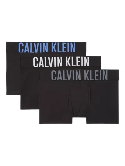 Calvin Klein Underwear Logo-waistband Boxers (pack Of Three) In Black