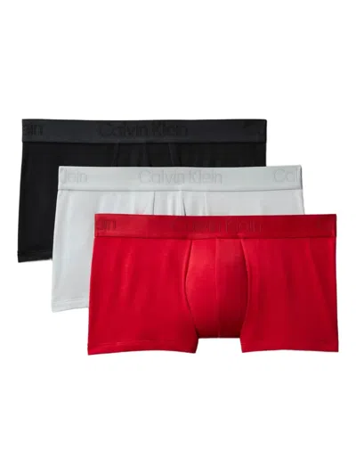 Calvin Klein Underwear Logo-waistband Boxers (pack Of Three) In Black