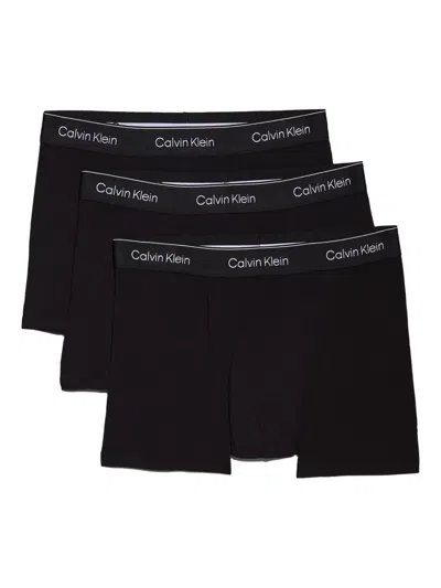 Calvin Klein Underwear Logo-waistband Boxers (pack Of Three) In Black