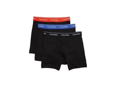 Calvin Klein Underwear Mens Black Cotton Classics 3-pack Boxer Brief Buu1114