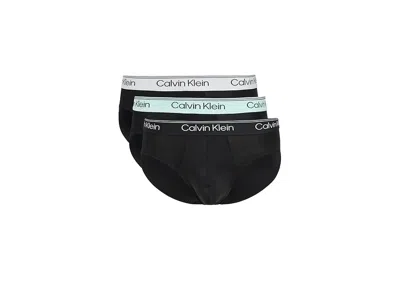 Calvin Klein Underwear Micro Stretch 3-pack Hip Brief In Black