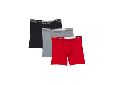 Calvin Klein Underwear Micro Stretch Boxer Brief 3-pack In Multi