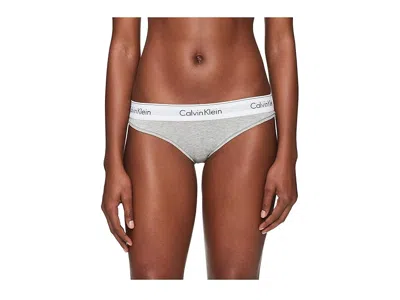 Calvin Klein Underwear Modern Cotton Bikini In Gray