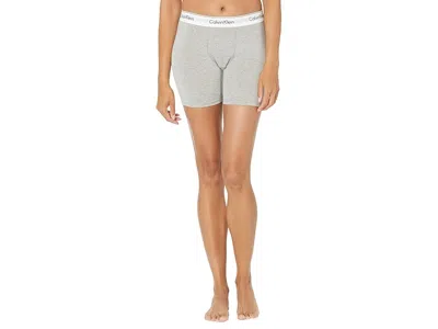 Calvin Klein Underwear Modern Cotton Boxer Brief In Gray