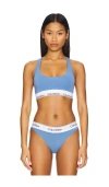 Calvin Klein Underwear Modern Cotton Unlined Bralette In Glacier