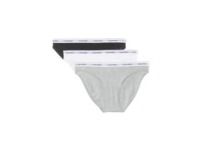 Calvin Klein Underwear Modern Logo Bikini 3-pack In Multi