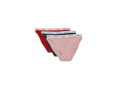 Calvin Klein Underwear Modern Logo Bikini 3-pack In Multi
