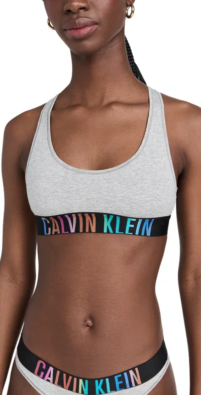 Calvin Klein Underwear Ombre Pride Bra Grey Heather
