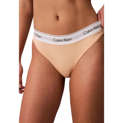 Calvin Klein Underwear Orange Cotton Pantie In Neutral