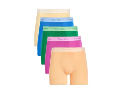 Calvin Klein Underwear Pride Cotton Boxer Briefs 5-pack In Multi