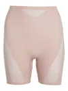 Calvin Klein Underwear Sheer-panel Shaping Shorts In Neutral