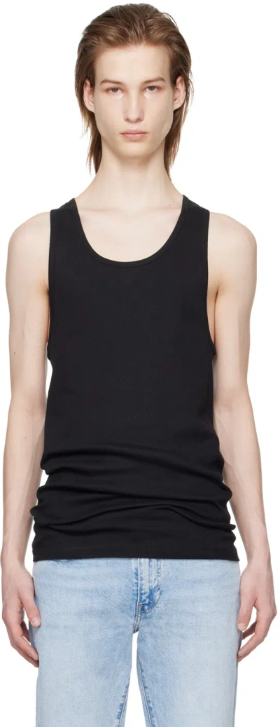 Calvin Klein Underwear Three-pack Black Tank Tops In 001 - Black